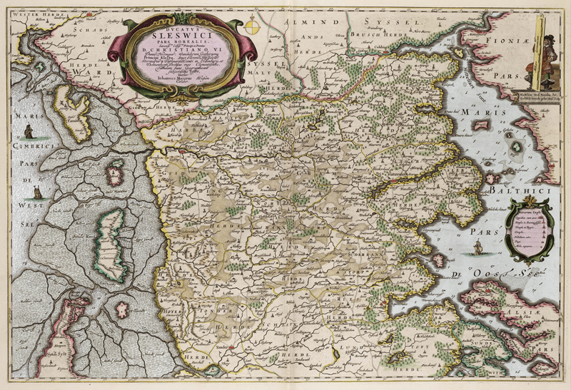 Sleeswijk 1664 Blaeu